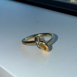 Celine Gold and Silver Twist Ring